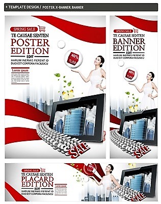 PSD 백인 템플릿 배너 영어 배너템플릿 원피스 여자 가로배너 ZIP 포스터 세로배너 허리손 안내 한명 미소 빌딩 상반신 20대 성인 쇼핑 세트 태블릿 세일 블록 현수막 백화점 도미노 봄쇼핑 서양인 문자 1 옷 포즈 표정 사람 청년 건물 가로 세로 전자제품 스마트기기 상점 봄 파일형식