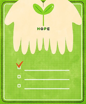 PSD 손 일러스트 신체부위 새싹 희망 체크리스트 프레임일러스트 국내일러스트 식물 감정 프레임 사람 파일형식