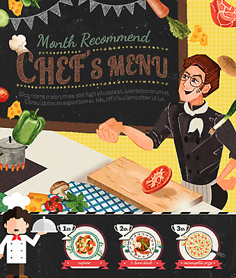 PSD 템플릿 남자 음식 웹템플릿 채소 피망 도마 피자 이벤트페이지 요리사모자 스테이크 요리 이벤트 성인 두명 요리사 당근 샐러드 냄비 조리복 트로피 이미지템플릿 직업 모자_잡화 유니폼 주방용품 뿌리채소 패스트푸드 서양음식 사람 솥 상_우승 페이지 파일형식