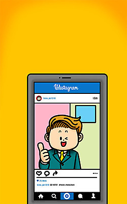 PSD 남자 일러스트 한명 성인 스마트폰 엄지손가락 최고 투표 선거 투표용지 소셜네트워크 인증 SD캐릭터 유권자 국내일러스트 일러캐릭터 캐릭터 1 컨셉 손가락 사람 핸드폰 스마트기기 민주주의 파일형식