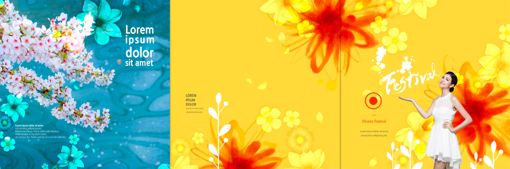 PSD 서양인 템플릿 표지디자인 북디자인 출판디자인 여자 표지 꽃 리플렛 허리손 북커버 3단접지 안내 한명 팜플렛 상반신 20대 성인 옆모습 축제 봄 벚꽃 나뭇가지 이미지템플릿 외국인 나무 식물 1 계절 뷰포인트 포즈 사람 청년 파일형식