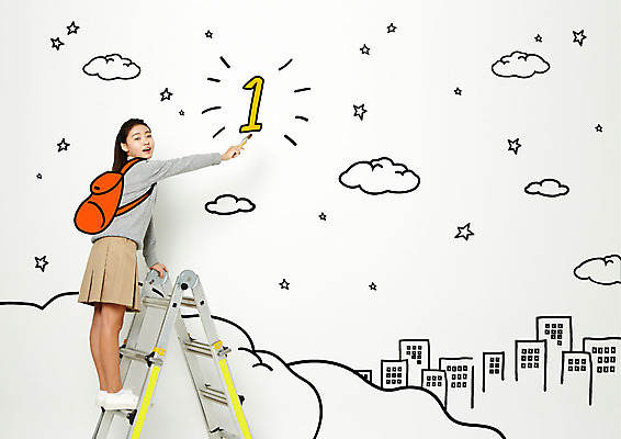 구름 편집 편집이미지 1 학생 여자 교육 교복 별 사다리 중학생 청소년 포토일러 책가방 한명 빌딩 한국인 가리킴 합성 이미지편집 AI파일 자연요소 옷 가방 사람 동양인 손짓 건물 도구 파일형식 벡터