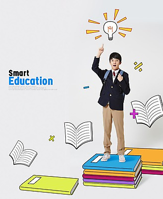 PSD 편집 편집이미지 학생 교육 남자 교복 중학생 청소년 포토일러 한명 책 한국인 합성 연산기호 전구모양 이미지편집 모양 1 기호 옷 전구 사람 동양인 파일형식