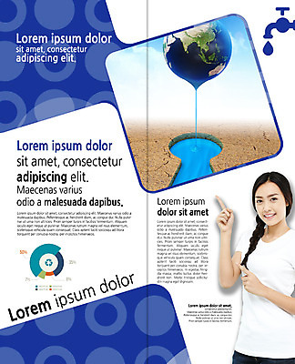 PSD 외국인 템플릿 편집 표지디자인 북디자인 출판디자인 여자 내지 지구 리플렛 2단접지 북커버 그래프 한명 웃음 동양인 팜플렛 상반신 20대 성인 물 자연보호 환경 그린캠페인 흐름 물방울 가리킴 수도꼭지 가뭄 물절약 이미지템플릿 자연요소 1 캠페인 컨셉 자연 날씨 표정 사람 인종 손짓 청년 절약 보호 파일형식