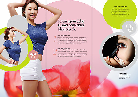 PSD 템플릿 편집 우먼라이프 표지디자인 북디자인 출판디자인 여자 꽃 내지 리플렛 북커버 3단접지 청진기 웃음 팜플렛 상반신 20대 성인 옆모습 세명 화장 뷰티 한국인 마스카라 눈화장 아이라인 안구 의료성형뷰티 이미지템플릿 식물 라이프스타일 뷰포인트 의료기기 표정 사람 동양인 청년 신체부위 화장품 파일형식