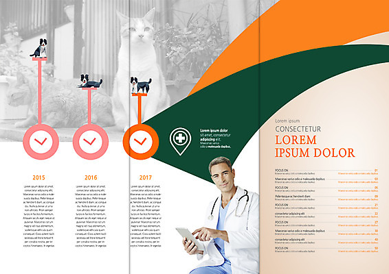 PSD 서양인 템플릿 편집 표지디자인 북디자인 출판디자인 남자 내지 리플렛 40대 북커버 3단접지 의학 청진기 한명 팜플렛 상반신 성인 반려동물 태블릿 고양이 의사가운 개 연도 체크표시 동물병원 수의사 반려 이미지템플릿 외국인 동물 1 중년 포유류 의료기기 병원 사람 전자제품 스마트기기 의사 가운 확인 파일형식