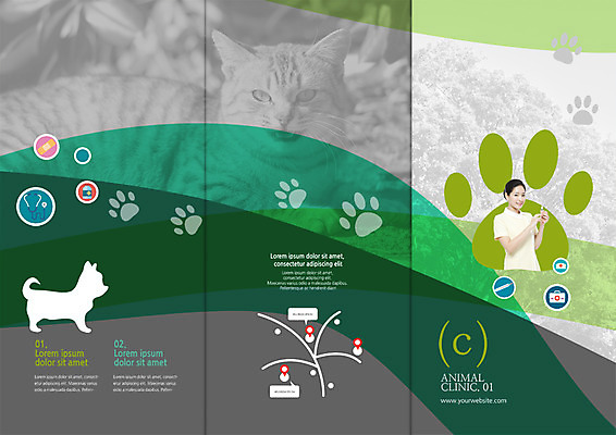PSD 템플릿 편집 표지디자인 북디자인 출판디자인 여자 표지 리플렛 북커버 3단접지 의학 청진기 주사기 한명 팜플렛 상반신 20대 성인 반려동물 고양이 한국인 간호사 반창고 개 약도 동물병원 개발자국 반려 이미지템플릿 동물 1 지도 포유류 의료기기 병원 사람 동양인 청년 의료진 의료용품 발자국 파일형식
