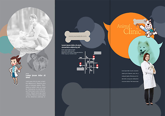 전신 PSD 템플릿 편집 표지디자인 북디자인 출판디자인 여자 표지 리플렛 말풍선 북커버 3단접지 의학 청진기 주사기 서기 웃음 앉기 팜플렛 여러명 20대 성인 30대 한국인 개 약도 동물병원 수의사 개뼈다귀 반려 이미지템플릿 다수 지도 포유류 의료기기 모션 표정 병원 사람 동양인 청년 장년 의사 애견간식 파일형식