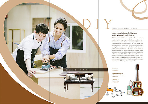 PSD 템플릿 편집 표지디자인 북디자인 커플 출판디자인 여자 남자 내지 리플렛 쿠션 북커버 3단접지 웃음 팜플렛 상반신 20대 성인 두명 목재 인테리어 소파 앞치마 한국인 기타 드라이버 내집마련 볼트 너트 DIY 대패질 이미지템플릿 나무 디자인 의자 재료 관계 현악기 부동산 표정 사람 동양인 청년 취미 공구 파일형식