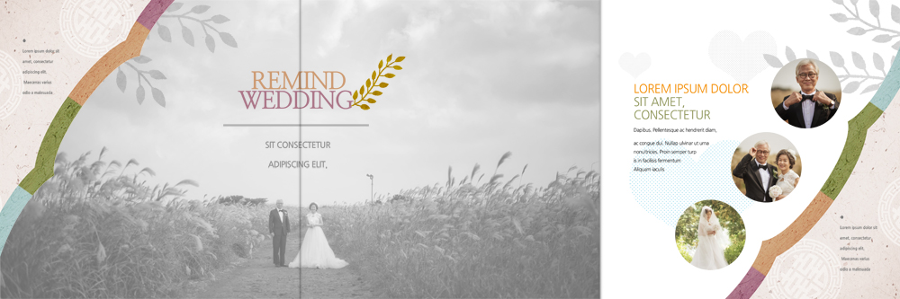 전신 PSD 템플릿 편집 표지디자인 북디자인 커플 출판디자인 여자 노년 남자 내지 신부 리플렛 웨딩드레스 신랑 결혼 북커버 3단접지 정장 턱시도 팜플렛 여러명 상반신 성인 한국인 60대 리마인드웨딩 갈대밭 이미지템플릿 드레스 옷 다수 관계 사람 동양인 이벤트 파일형식 갈대_식물