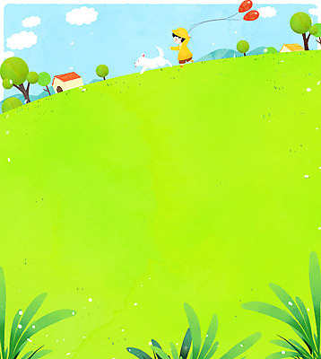 PSD 나무 구름 남자 어린이 일러스트 주택 한명 초원 풀잎 강아지 풍선 프레임일러스트 국내일러스트 자연요소 식물 1 잎 프레임 사람 건물 반려동물 풀_식물 개 파일형식