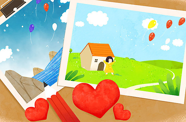 PSD 구름 여자 어린이 바다 일러스트 주택 사각프레임 프레임 광고판 한명 초원 연필 하트 사진틀 풍선 프레임일러스트 국내일러스트 자연요소 모양 1 학용품 알림판 틀 사람 건물 필기구 사각형 판 파일형식