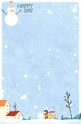 PSD 나무 남자 어린이 겨울 일러스트 눈사람 주택 한명 눈 강아지 눈사람만들기 프레임일러스트 국내일러스트 자연요소 식물 1 계절 날씨 프레임 사람 건물 반려동물 개 만들기 파일형식