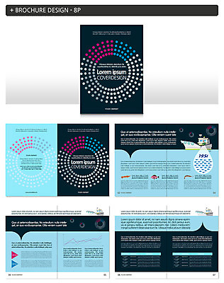 템플릿 ZIP 비즈니스 그래프 어류 팜플렛 사람없음 어선 해산물 인디자인 INDD 이미지템플릿 배_교통 수중동물 파일형식