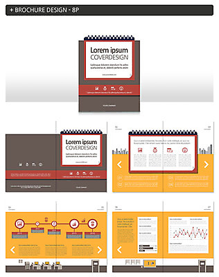 템플릿 ZIP 비즈니스 그래프 빌딩 팜플렛 사람없음 컴퓨터 문 책상 인디자인 INDD 이미지템플릿 가구 건물 전자제품 파일형식