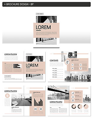 템플릿 ZIP 도로 비즈니스 그래프 풍경 빌딩 팜플렛 사람없음 도시풍경 도시 가교 인디자인 INDD 이미지템플릿 건축물 길 교통시설 건물 파일형식