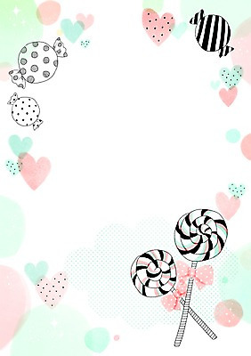 PSD 백그라운드 일러스트 막대사탕 사탕 사람없음 하트 감성 파스텔 프레임일러스트 국내일러스트 모양 컨셉 학용품 디저트 프레임 파일형식