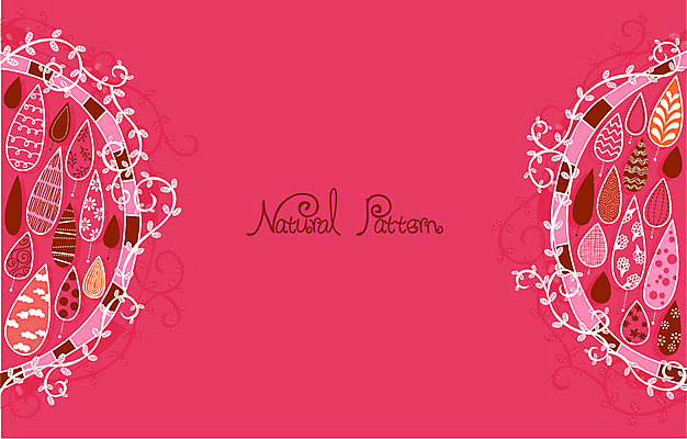 줄기 백그라운드 잎 패턴 일러스트 사람없음 여름 비 빗방울 내추럴 패턴프레임 국내일러스트 AI파일 자연요소 식물 계절 무늬 날씨 프레임 비_날씨 파일형식 벡터