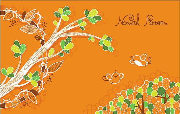 나무 줄기 백그라운드 잎 패턴 일러스트 조류 나뭇잎 사람없음 가을 둥지 숲속 내추럴 패턴프레임 가을배경 국내일러스트 AI파일 식물 동물 계절 무늬 프레임 숲 파일형식 벡터 가을_계절