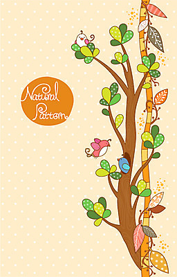 나무 줄기 백그라운드 잎 패턴 일러스트 조류 나뭇잎 사람없음 가을 둥지 숲속 내추럴 패턴프레임 가을배경 국내일러스트 AI파일 식물 동물 계절 무늬 프레임 숲 파일형식 벡터 가을_계절