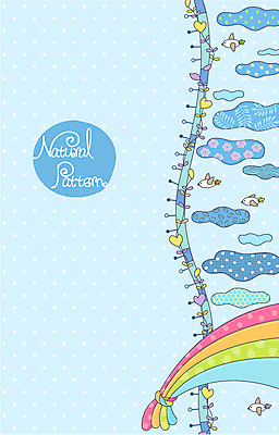 구름 줄기 백그라운드 무지개 패턴 일러스트 조류 사람없음 하트 내추럴 패턴프레임 국내일러스트 AI파일 자연요소 모양 식물 동물 무늬 프레임 파일형식 벡터