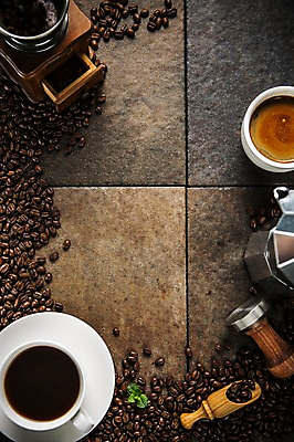 포토 JPG 커피 프레임 사람없음 원두 커피잔 그라인더 모카포트 국내포토 음료 주전자 잔 커피용품 파일형식