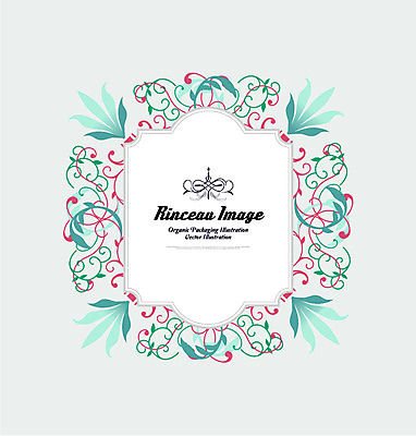 백그라운드 잎 일러스트 프레임 사람없음 덩굴 당초문 국내일러스트 AI파일 식물 문양 파일형식 벡터