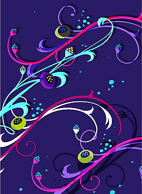 꽃 백그라운드 잎 패턴 일러스트 프레임 사람없음 덩굴 당초문 젠탱글 국내일러스트 AI파일 식물 문양 무늬 파일형식 벡터