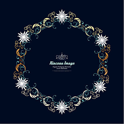 꽃 백그라운드 잎 패턴 일러스트 프레임 사람없음 덩굴 당초문 젠탱글 국내일러스트 AI파일 식물 문양 무늬 파일형식 벡터