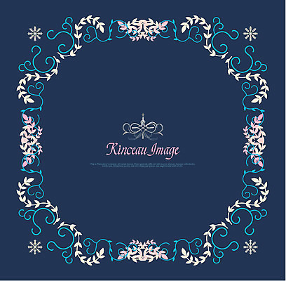 백그라운드 잎 패턴 일러스트 프레임 눈꽃 사람없음 덩굴 당초문 젠탱글 국내일러스트 AI파일 식물 문양 무늬 눈_날씨 파일형식 벡터