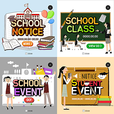 PSD 템플릿 학생 여자 교육 남자 교복 웹템플릿 학교 청소년 팝업 이벤트팝업 웹팝업 여러명 책 연필 칠판 풍선 레이어팝업 이미지템플릿 옷 다수 학용품 사람 필기구 파일형식