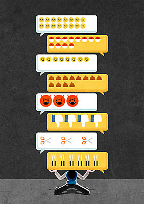 PSD 남자 말풍선 일러스트 청소년 한명 공익캠페인 폭력 무게 학대 이모티콘 채팅 학교폭력 언어폭력 국내일러스트 1 캠페인 사람 사회이슈 파일형식