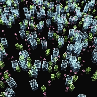 포토 JPG 해외이미지 일러스트 추상 바닥 사람없음 빨간색 초록색 파란색 반사 3D 검은색 큐브 오브젝트 그림 만들기 각도 치수 구성 해외202004 해외포토 컬러 무늬 모션 디지털합성 파일형식 이미지허브