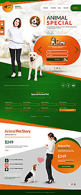 PSD 템플릿 여자 웹템플릿 성인 두명 반려동물 홈페이지 홈페이지시안 한국인 강아지 동물병원 반려 랜딩페이지 이미지템플릿 동물 병원 사람 동양인 개 파일형식