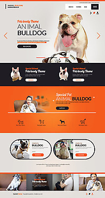 PSD 템플릿 여자 남자 웹템플릿 사이트템플릿 성인 세명 반려동물 홈페이지 홈페이지시안 한국인 강아지 불독 반려 이미지템플릿 동물 사람 동양인 개 파일형식