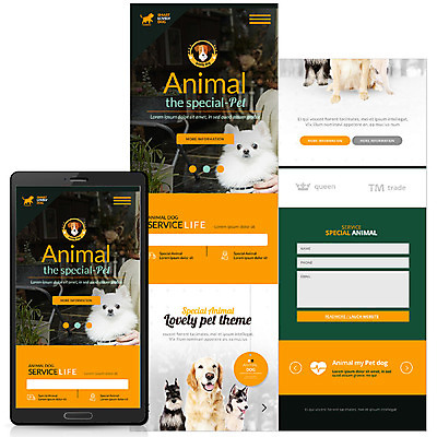 PSD 템플릿 웹템플릿 모바일 사람없음 반려동물 강아지 모바일템플릿 모바일웹 반려 이미지템플릿 동물 개 파일형식