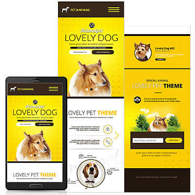 PSD 템플릿 웹템플릿 모바일 사람없음 반려동물 강아지 모바일템플릿 모바일웹 콜리 반려 이미지템플릿 동물 개 파일형식
