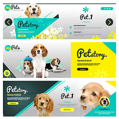 PSD 템플릿 배너 웹템플릿 사람없음 반려동물 코커스패니얼 강아지 비글 반려 이벤트배너 웹배너 이미지템플릿 동물 스패니얼 개 파일형식