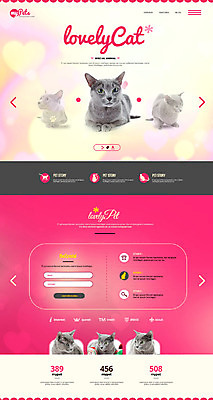 PSD 템플릿 웹템플릿 사이트템플릿 사람없음 반려동물 홈페이지 고양이 홈페이지시안 반려 이미지템플릿 동물 포유류 파일형식