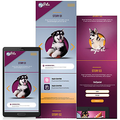 PSD 템플릿 웹템플릿 모바일 사람없음 반려동물 강아지 모바일템플릿 모바일웹 반려 이미지템플릿 동물 개 파일형식