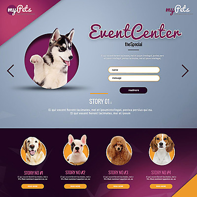 PSD 템플릿 웹템플릿 이벤트페이지 이벤트 사람없음 반려동물 강아지 반려 이미지템플릿 동물 개 페이지 파일형식