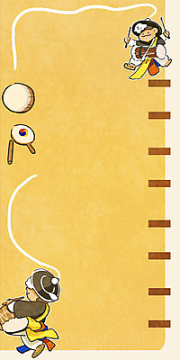 PSD 남자 백그라운드 일러스트 성인 두명 한복 사물놀이 북 장구 소고 옛날 국내일러스트 한국전통 타악기 국악기 사람 전통놀이 전통의상 전통공연 파일형식