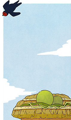 PSD 구름 한마리 백그라운드 일러스트 지붕 초가집 사람없음 박 제비 옛날 국내일러스트 자연요소 1 조류 한옥 파일형식