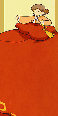 PSD 여자 백그라운드 일러스트 한명 성인 한복 노리개 옛날 국내일러스트 1 한국전통 전통소품 사람 전통의상 파일형식