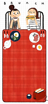 PSD 우먼라이프 여자 커피 일러스트 식탁 샌드위치 성인 두명 커피잔 찻주전자 브런치 토스트기 프레임일러스트 국내일러스트 라이프스타일 음료 음식 탁자 주전자 잔 프레임 사람 식사 가전제품 파일형식