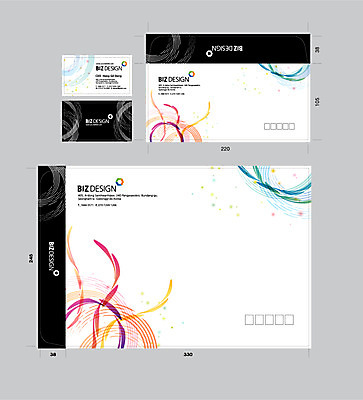 템플릿 문양 무늬 곡선 명함 명함템플릿 서류봉투 편지봉투 사람없음 세트 컬러풀 패키지 봉투템플릿 우편봉투 비즈디자인 봉투디자인 이미지템플릿 AI파일 선 컬러 봉투 편지 우편물 파일형식 벡터