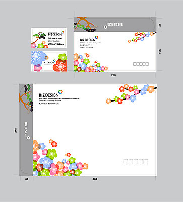 템플릿 꽃 명함 명함템플릿 서류봉투 편지봉투 사람없음 세트 컬러풀 패키지 봉투템플릿 우편봉투 비즈디자인 봉투디자인 이미지템플릿 AI파일 식물 컬러 봉투 편지 우편물 파일형식 벡터