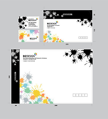 템플릿 문양 무늬 명함 명함템플릿 서류봉투 편지봉투 잉크 사람없음 세트 컬러풀 번짐 패키지 봉투템플릿 우편봉투 비즈디자인 봉투디자인 이미지템플릿 AI파일 컬러 봉투 편지 우편물 파일형식 벡터 효과