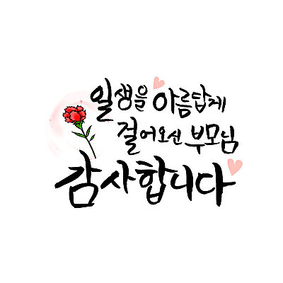 문자 일러스트 캘리그라피 한글 사람없음 부모 어버이날 카네이션 감사 가정의달 일생 국내일러스트 AI파일 카드프레임 기념일 꽃 감정 가족 프레임 5월 파일형식 벡터