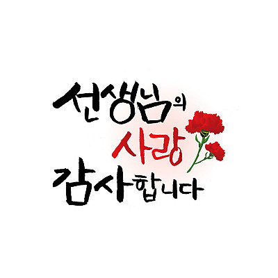문자 일러스트 캘리그라피 한글 사람없음 스승의날 카네이션 가정의달 국내일러스트 AI파일 카드프레임 기념일 꽃 프레임 5월 파일형식 벡터